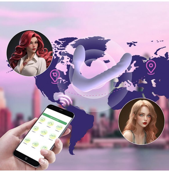 MAKJ - WeiSA Double Head Dragon Vibrator (Smart APP Model - Chargeable)